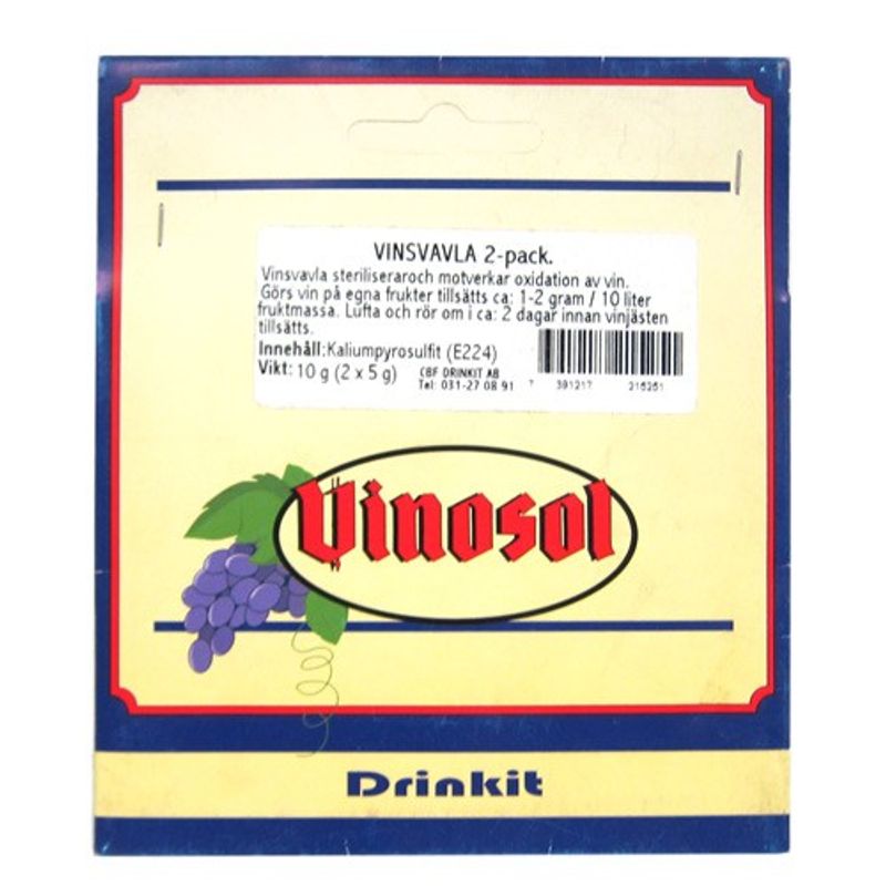 VINOSOL VINSVOVEL 2X5G