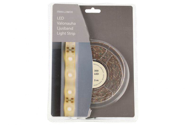 LED STRIPS VARM HVIT 5M