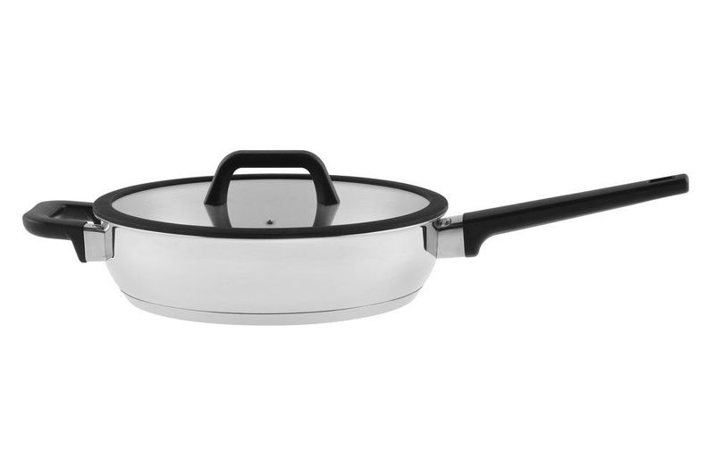 Stekepanne i rustfritt stål med lokk 28cm Maku Ease