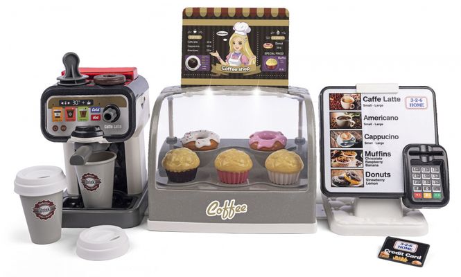 Hovedbilde Kaffebar med lys og lyd og tilbehør for barn