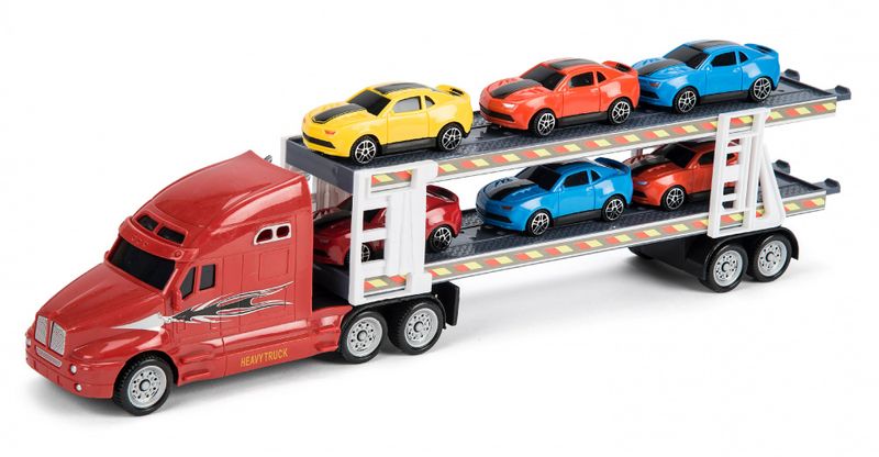 Biltransporter med 6 biler, Scala 1:48