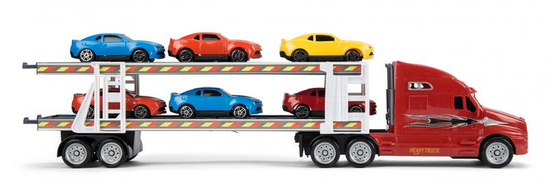 Biltransporter med 6 biler, Scala 1:48
