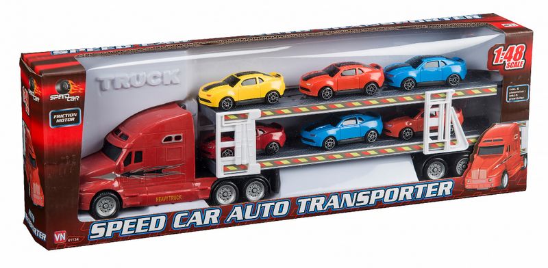 Biltransporter med 6 biler, Scala 1:48