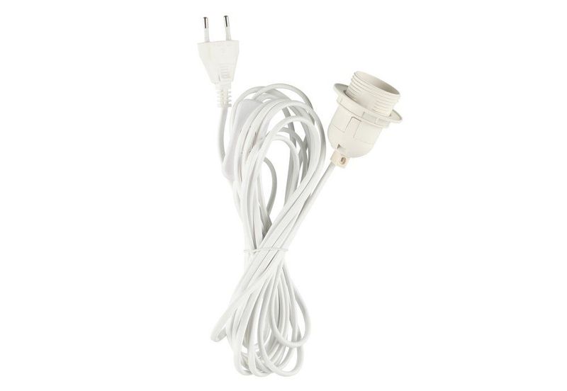 Lampettledning 5m E27