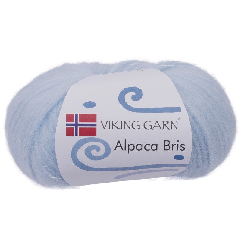 ALPACA BRIS LYS BLÅ 320