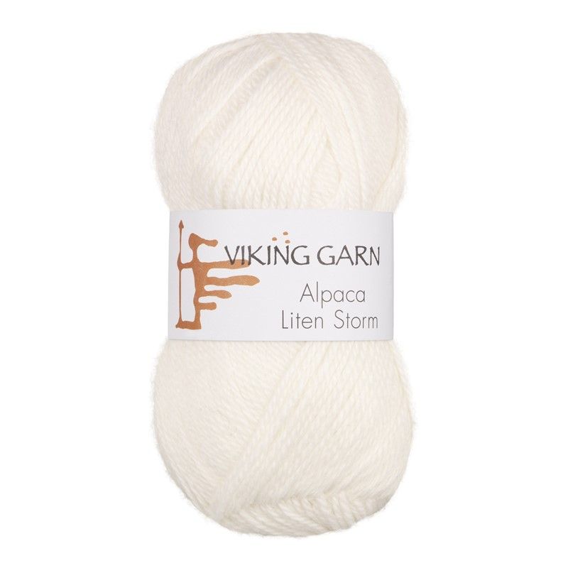 ALPACA LITEN STORM HVIT 700