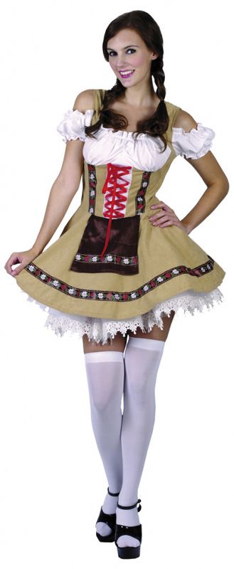 Kostyme Tyrolersett dame, one size