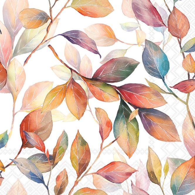 Hovedbilde Lunsj servietter Colourful leaves