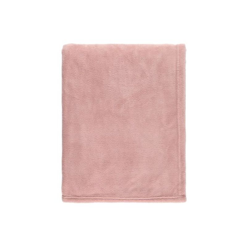 Fleecepledd 125X150cm lys rosa