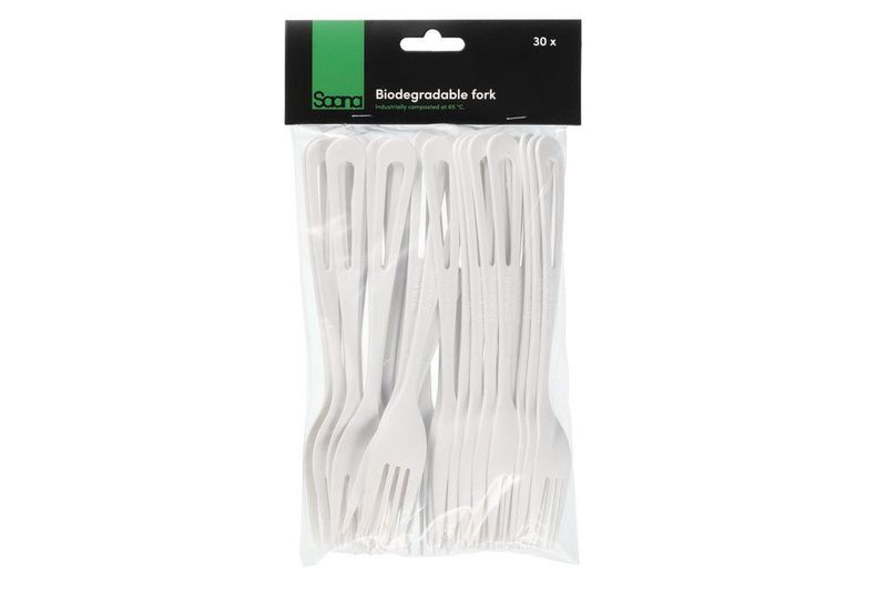 Engangs Gaffel BIO, 30stk