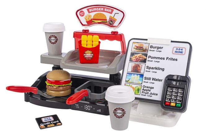 Hovedbilde Burgerbar med lyd og tilbehør for barn