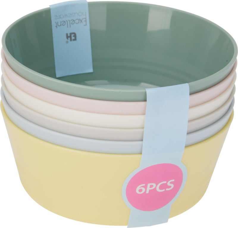 Plastskål 6pk
