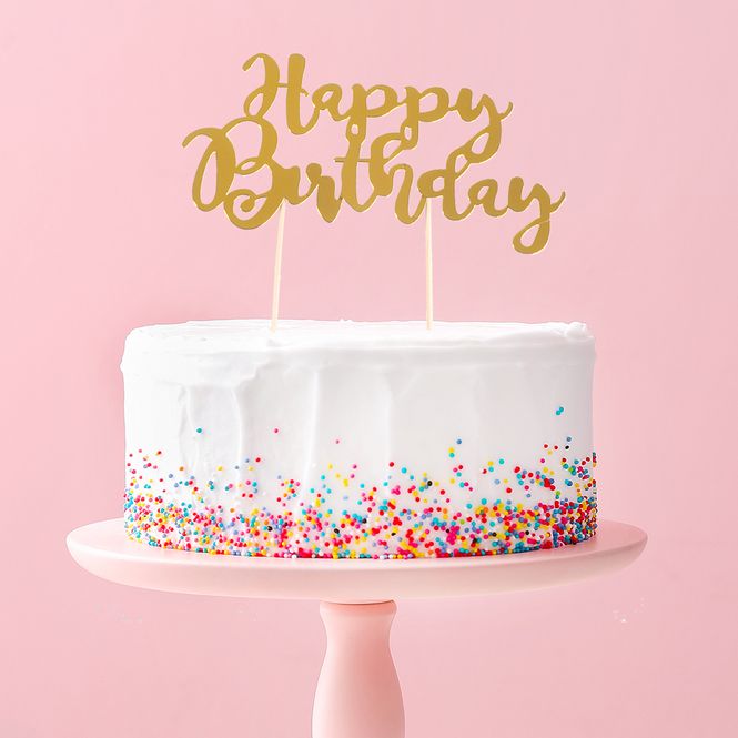 Hovedbilde Kaketopp Happy Birthday