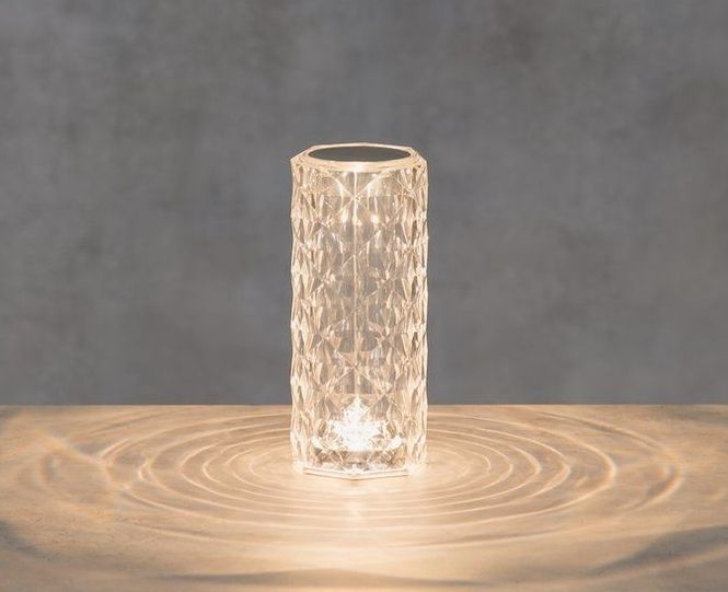 Hovedbilde Touchlampe i plexiglass H:21,5cm