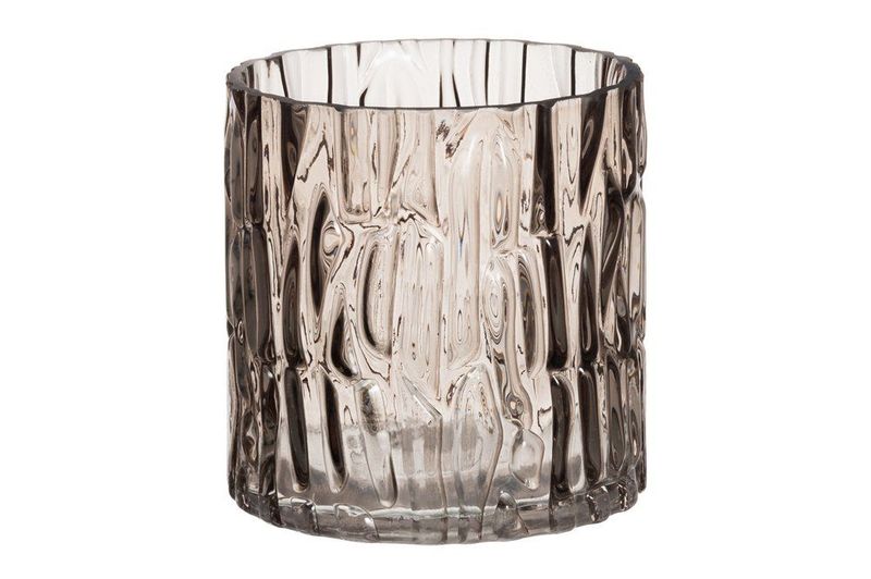 Lysglass 12.5cm Grå