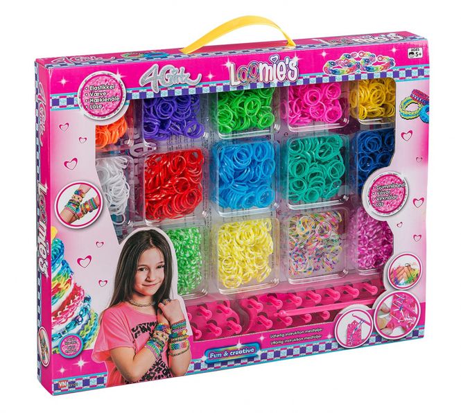 Hovedbilde Loombands sett med 2800 strikk