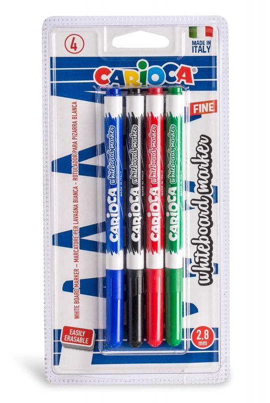 Whiteboard tusjer 4pk
