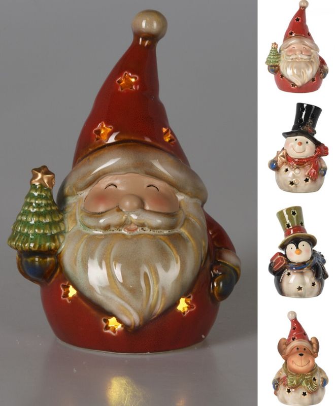 Julefigur LED-lys 17cm