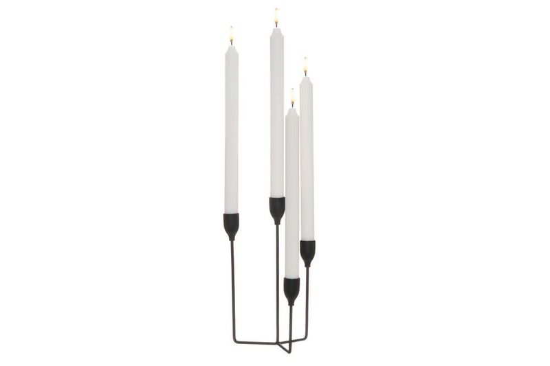 Lysestake svart 25cm