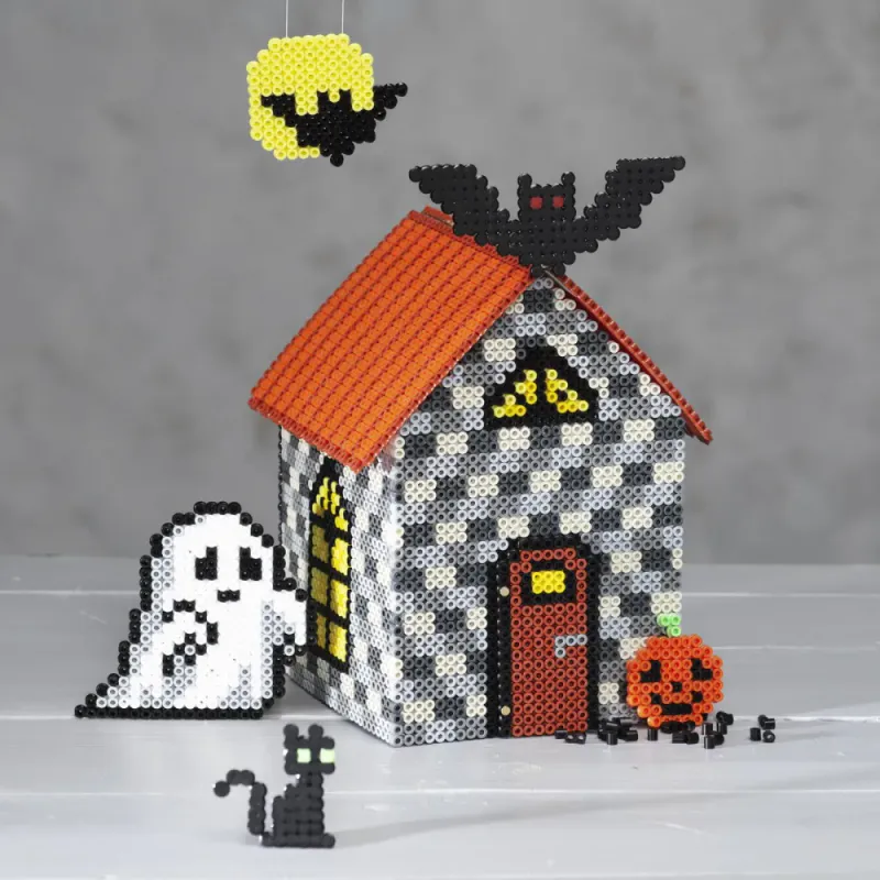 Rørperler Midi 1000 stk. mørkegrå