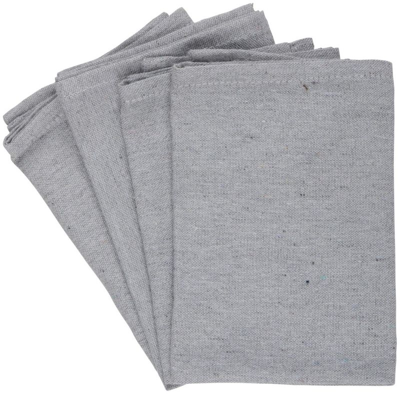 Tøyservietter Grå 4pk
