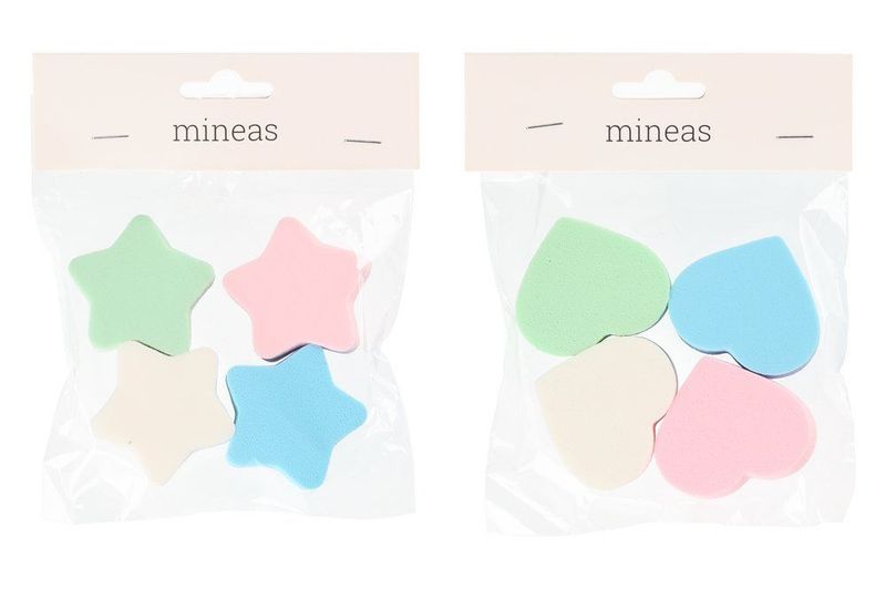 Sminkesvamp 4pk 2ass