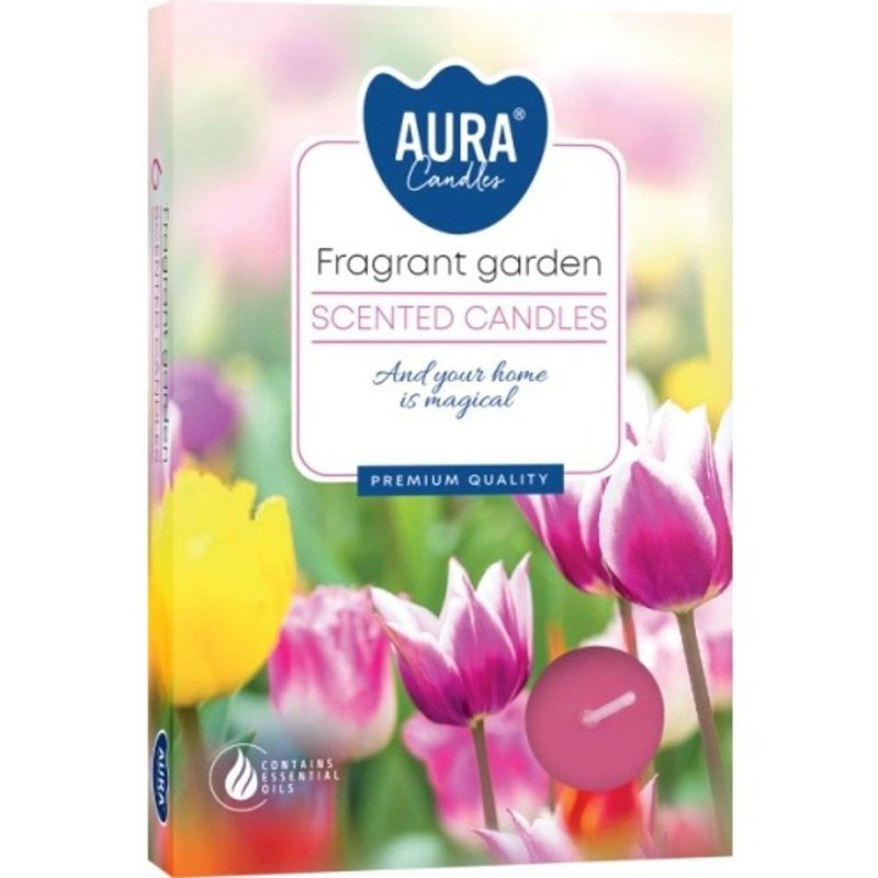 Duftlys telys Garden 6pk