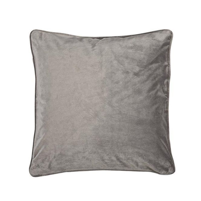 Hovedbilde Putetrekk Grå Velvet 45x45cm