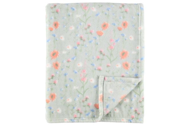 Hovedbilde Fleecepledd florea grønn 130x160cm