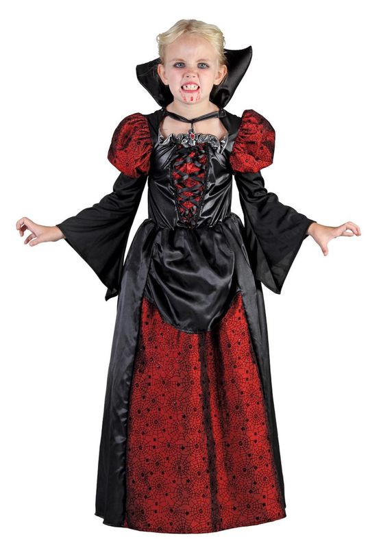 Vampyr prinsesse str 7-9år (140cm)