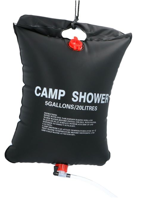 Hovedbilde Campingdusj sort pose 20L