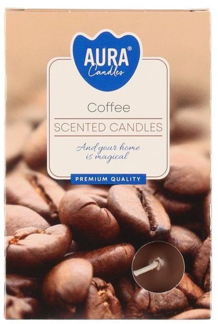 Hovedbilde Duftlys telys Kaffe 6pk