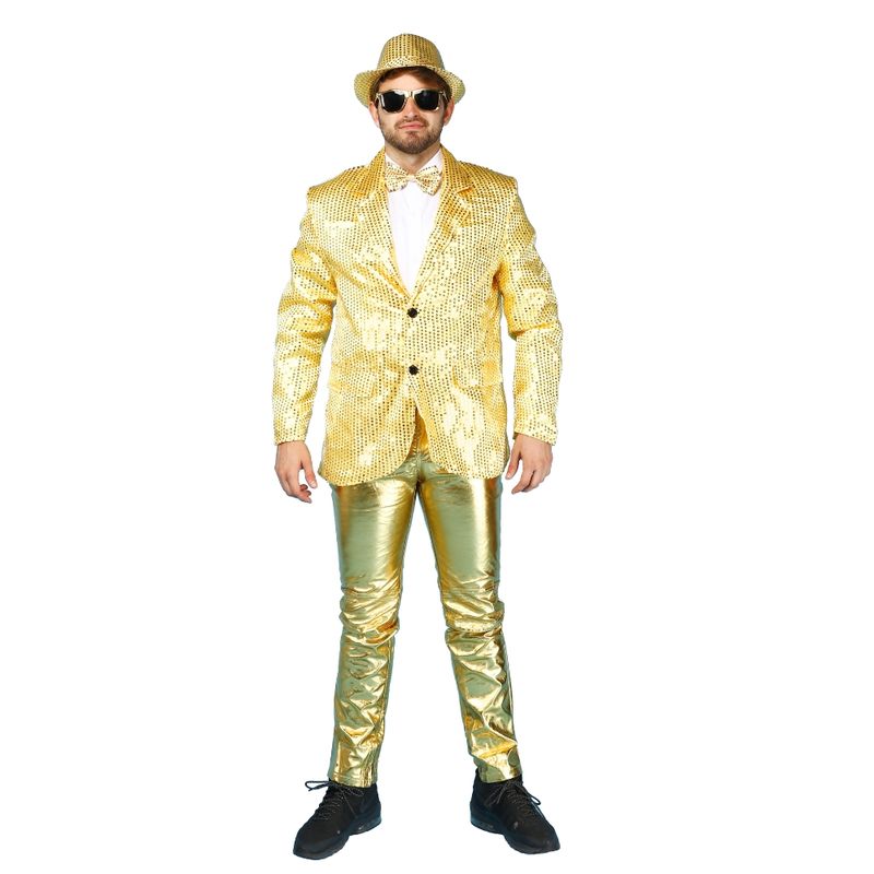 Kostyme Blazer Gull mann