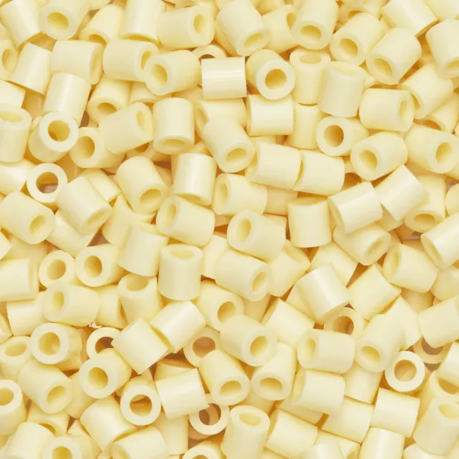 Hovedbilde Rørperler Midi 1000 stk. pastellgul