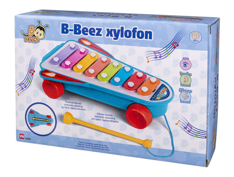Zylofon med hjul 8 tangenter