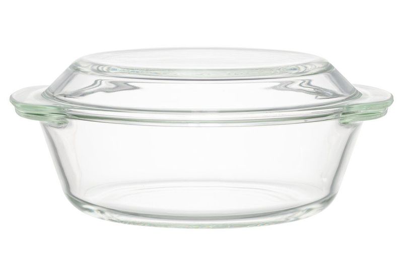 Ildfast form i glass med lokk 2.9L