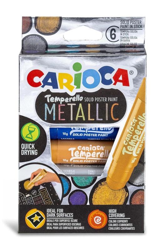 Carioca 6 metallic temparello tusjer