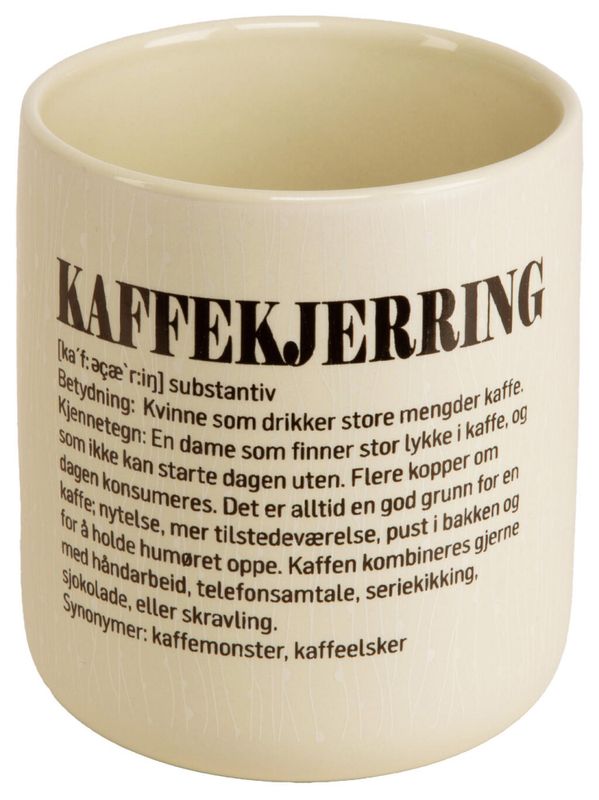 Krus definisjon Kaffekjerring