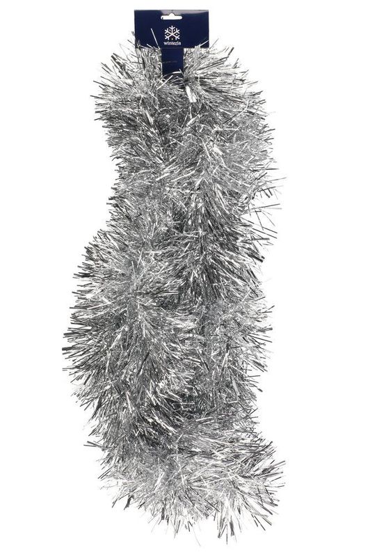 Glitter lenke sølv 2.7m, Ø:15cm