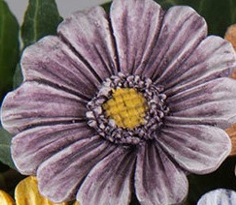 Blomst på pinne 3cm mix