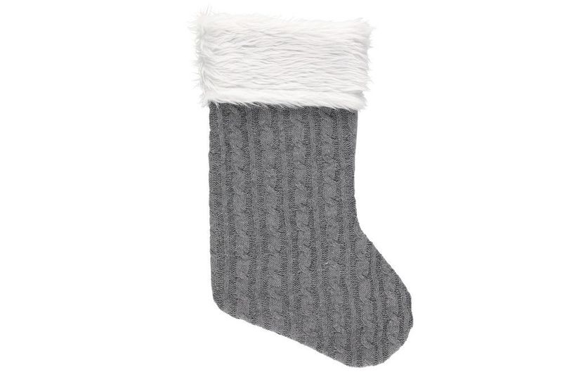Julestrømpe 2 ass farger H: 42cm