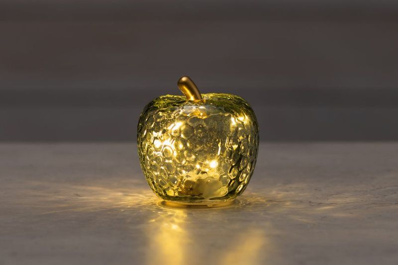 Glass eple m LED-lys 