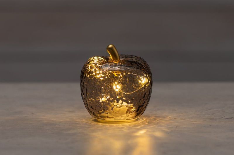 Glass eple m LED-lys 