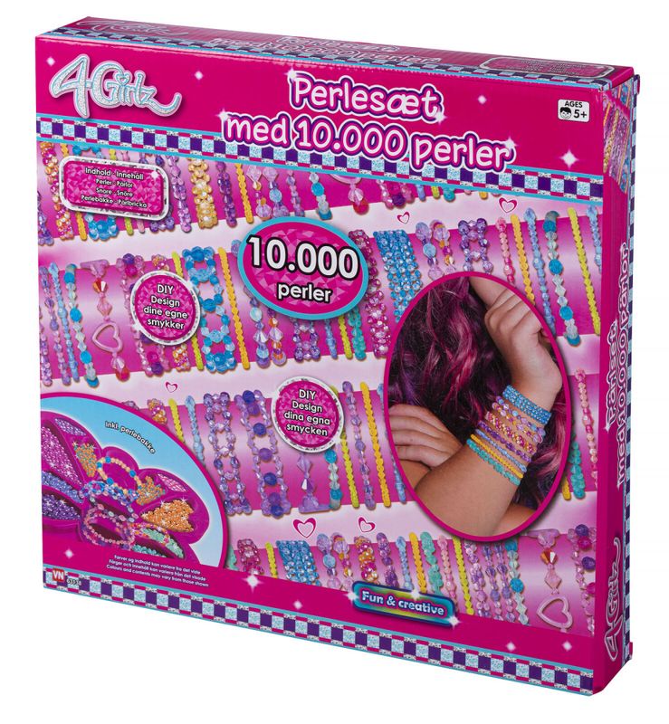 Perlesett med 10 000 perler