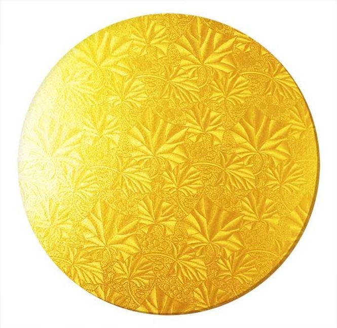 Hovedbilde Kakebrett runde, 2pk, Gull 25cm